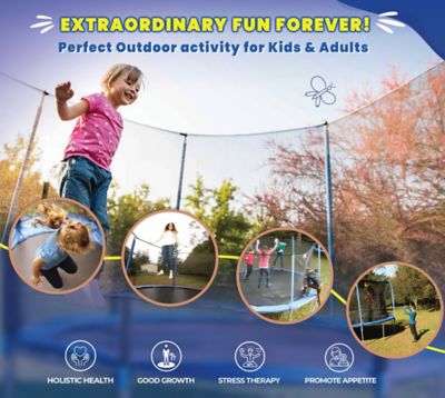 Image showing  14 ft. Round Trampoline Set with Safety Enclosure System
