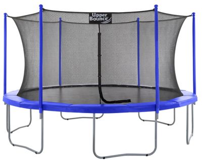Upper Bounce Machrus 15 FT Round Trampoline Set with Safety Enclosure System, Outdoor Trampoline for Kids & Adults, UBSF01-15
