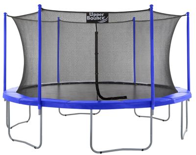 Upper Bounce 16 FT Round Trampoline Set with Safety Enclosure System, Outdoor Trampoline for Kids & Adults, UBSF01-16