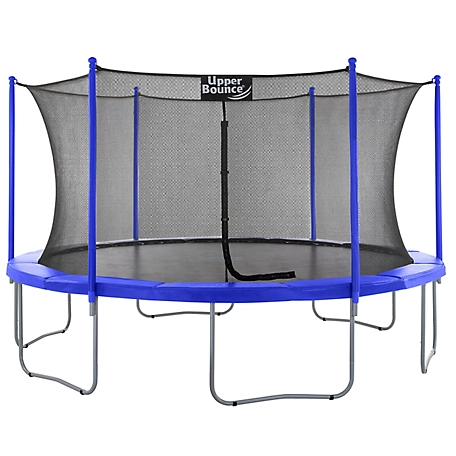 Upper Bounce 16 FT Round Trampoline Set with Safety Enclosure System, Outdoor Trampoline for Kids & Adults, UBSF01-16