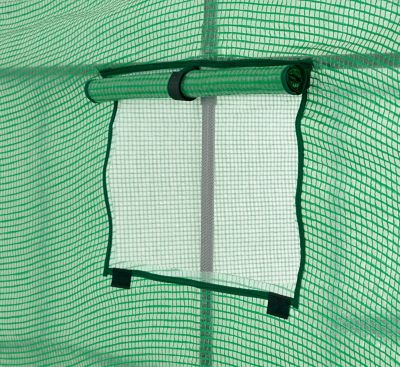 Image showing  2-Tier 8-Shelf Polyethylene Greenhouse Replacement Cover, 74in. L x 49in. W x 75in. H