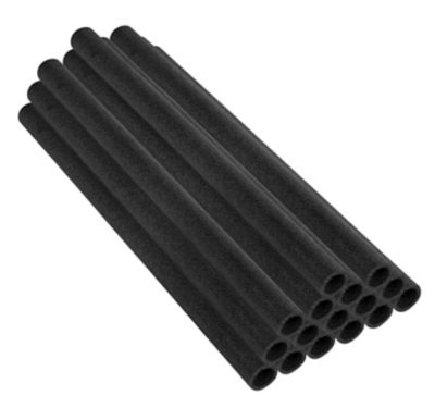 Upper Bounce Machrus 33 in. Trampoline Foam Pole Sleeves for 1 in. Diameter Pole, 16-Pack, Black