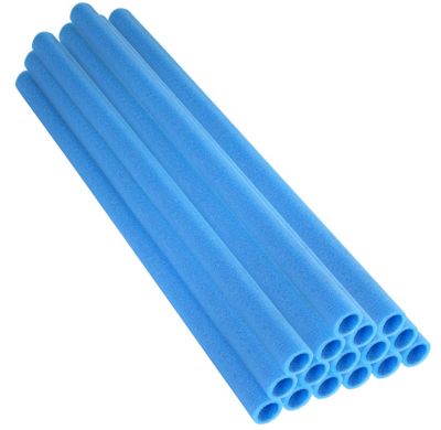 Upper Bounce Machrus 33 in. Trampoline Foam Pole Sleeves for 1 in. Diameter Pole, 16-Pack, Blue