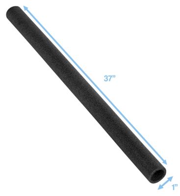 Image showing  Machrus 37 in. Trampoline Foam Pole Sleeves for 1 in. Diameter Pole, 16-Pack, Black