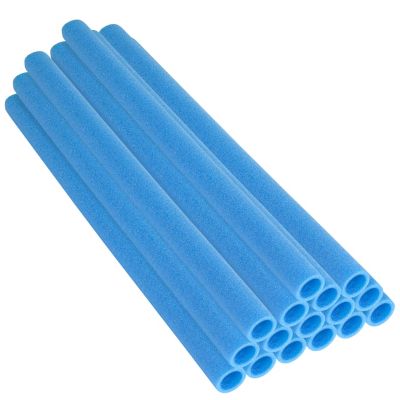 Upper Bounce Machrus 44 in. Trampoline Foam Pole Sleeves for 1.75 in. Diameter Pole, 16-Pack, Blue
