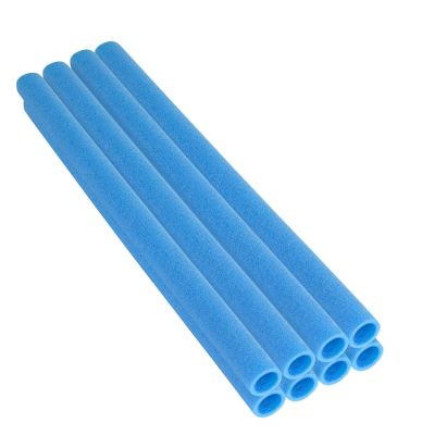 Upper Bounce 44 in. Trampoline Foam Pole Sleeves for 1.75 in. Diameter Pole, 8-Pack, Blue