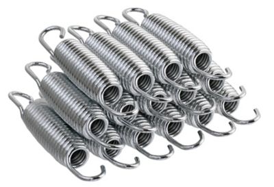 Upper Bounce Machrus Premium Quality Galvanized Steel Trampoline Springs, 5 in., 15-Pack