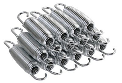 Upper Bounce Machrus Premium Quality Galvanized Steel Trampoline Springs, 5.5 in., 15-Pack