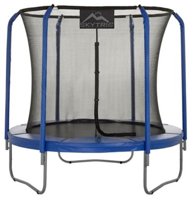 8 foot trampoline with enclosure best sale