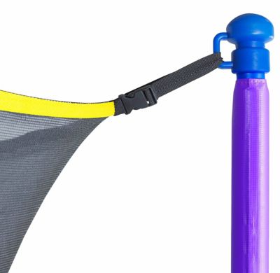 Image showing  Machrus 9 FT Round Trampoline Set with Safety Enclosure System