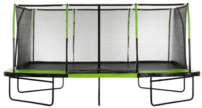 Upper Bounce Mega 10 ft. x 17 ft. Rectangular Trampoline, 500 lb. Capacity, UBRTG01-1017