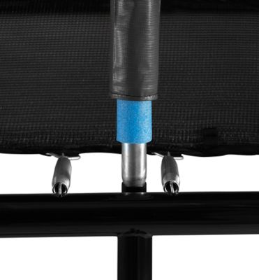 Image showing 6 th Upper Bounce 8 ft. x 14 ft. Mega Rectangular Trampoline, Blue/Yellow