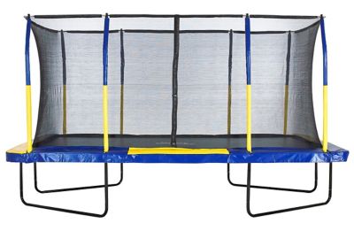 Upper Bounce Mega 9 ft. x 15 ft. Rectangle Trampoline, Blue/Yellow, UBRTG01-915