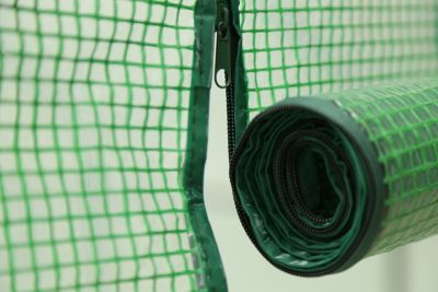 Image showing  117 in. x 67 in. Machrus Ogrow Deluxe Walk-In Greenhouse with 2 Tiers and 12 Shelves