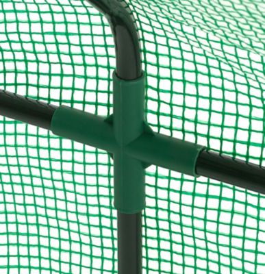 Image showing  Machrus Ogrow Compact Outdoor Seed Starter Greenhouse Cloche with PE Protection Cover - 47 in. x 24 in.