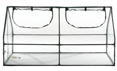Image showing  Machrus Ogrow Ultra Deluxe Compact Outdoor Seed Starter Greenhouse Cloche - 71 in. x 36 in.