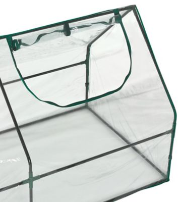 Image showing  Machrus Ogrow Ultra Deluxe Compact Outdoor Seed Starter Greenhouse Cloche - 71 in. x 36 in.