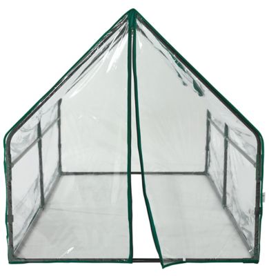 Image showing  Machrus Ogrow Ultra Deluxe Compact Outdoor Seed Starter Greenhouse Cloche - 71 in. x 36 in.