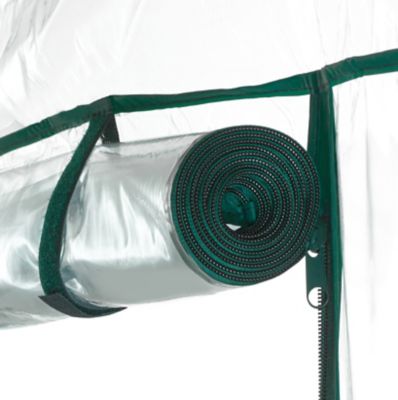 Image showing 2 th Ogrow Machrus Ogrow Deluxe Walk-In Greenhouse with 3 Tiers and 12 Shelves - 56 in. x 56 in.