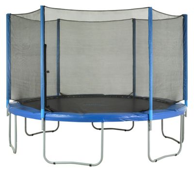 Image showing 5 th Upper Bounce Replacement Trampoline Safety Net, Fits 12 ft. Round Trampolines, Using 6 Straight Poles