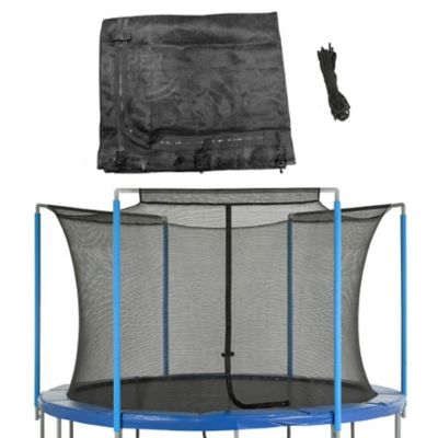 Upper Bounce Trampoline Safety Net, Fits 13 ft. Round Trampoline, Using 3 Arches