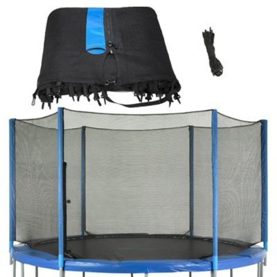Upper Bounce Replacement Trampoline Safety Net, Fits 13 ft. Round Trampolines, Using 6 Straight Poles