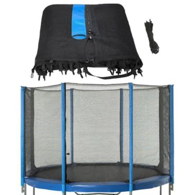 Upper Bounce Trampoline Safety Net, Fits 13 ft. Round Trampoline, Using 8 Straight Poles