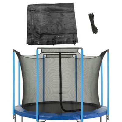 Upper Bounce Trampoline Safety Net, Fits 14 ft. Round Trampoline, Using 4 Arches