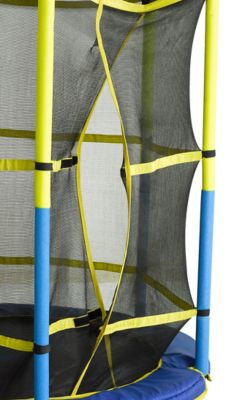 Image showing  Trampoline Jumping Mat with Attached Enclosure Net and Clips, 55 in.