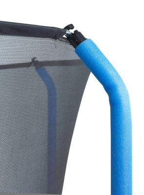Image showing  Replacement Trampoline Enclosure Net, 8 ft., 6 Curved Poles, Top Ring Frame