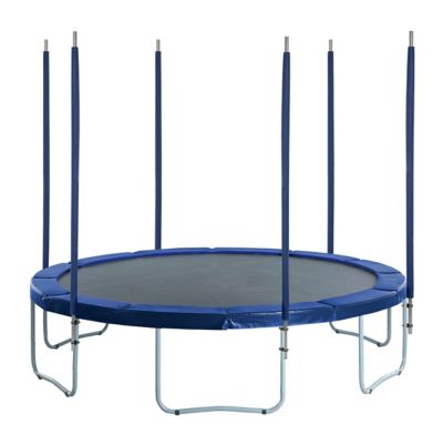 Image showing 5 th Upper Bounce Machrus Upper Bounce 6 Curved Trampoline Safety Enclosure Poles with Hardware 85.25 in. in Height Assembled