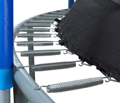 Image showing  Machrus Skytric 11 FT Round Trampoline Set with Premium Top-Ring Flex Frame Safety Enclosure System