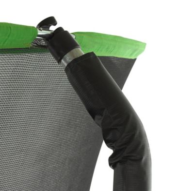 Image showing  11 ft. Round Skytric Machrus Trampoline Set with Premium Top-Ring Flex Frame Safety Enclosure System