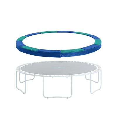 Upper Bounce Super Trampoline Safety Pad for 15 ft. Round Trampolines, Blue/Green