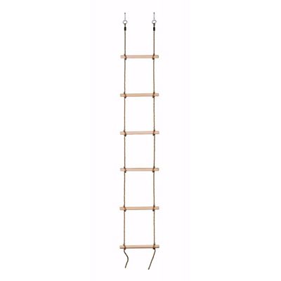 Image showing  6-Step Climbing Rope, For Ages 3+, 220 lb. Capacity, 8.2 ft. L x 15.7 in. W, Compatible with 8-10 Swing Beam