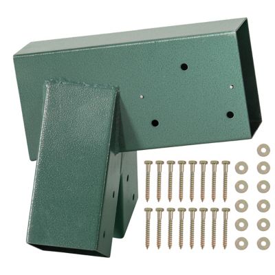 Swingan Powder-Coat A-Frame Bracket, Green, Bolts Included