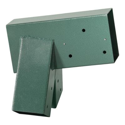 Image showing  Powder-Coat A-Frame Bracket, Green, Bolts Included