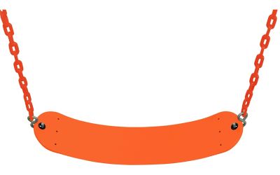 Image showing  Swing Belt Seat Replacement, Orange