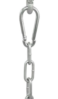 Image showing  High-Back Full-Bucket Toddler and Baby Swing with Vinyl-Coated Chain, Blue, Fully Assembled