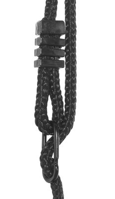 Image showing  37.5 in. Super Fun Nest Swing with Adjustable Ropes, Yellow, Solid Fabric Seat