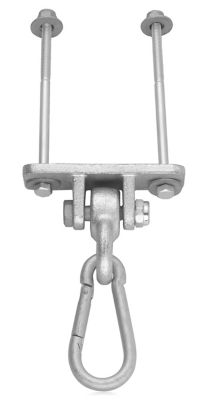 Image showing  Heavy-Duty Swing Hanger with 4 in. Snap Hook, Mounting Hardware Included
