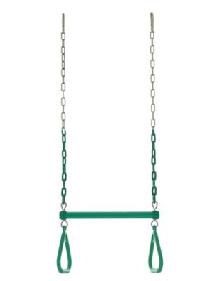 Image showing  Trapeze Swing Bar, Green, For 8-10 ft. Swing Beam, 440 lb. Capacity, For Ages 3+