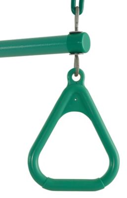 Image showing  Trapeze Swing Bar, Green, For 8-10 ft. Swing Beam, 440 lb. Capacity, For Ages 3+