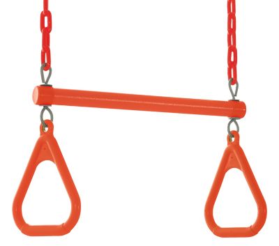 Swingan Trapeze Swing Bar, Orange, For 8-10 ft. Swing Beam, 440 lb. Capacity, For Ages 3+