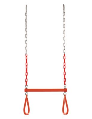 Image showing  Trapeze Swing Bar, Orange, For 8-10 ft. Swing Beam, 440 lb. Capacity, For Ages 3+