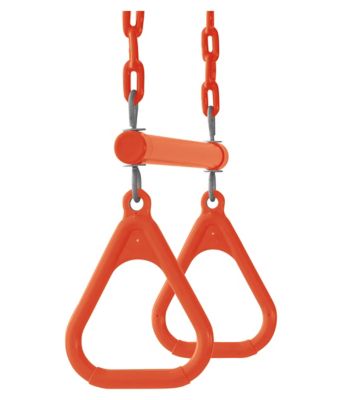 Image showing  Trapeze Swing Bar, Orange, For 8-10 ft. Swing Beam, 440 lb. Capacity, For Ages 3+