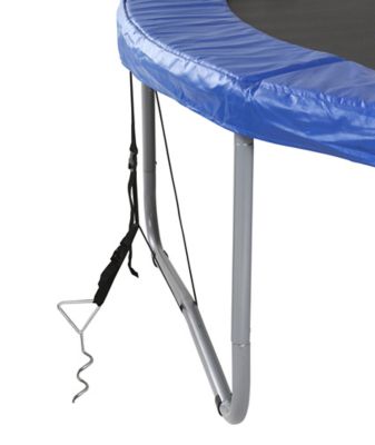 Image showing 5 th Upper Bounce Machrus Trampoline Deep Fastening Spiraled Anchors, 4-Pack