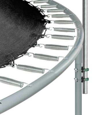 Image showing  Machrus Trampoline Safety Enclosure Set, Includes Net, 4 Curved Poles and Sleeves, Fits 14 ft. Round Frame