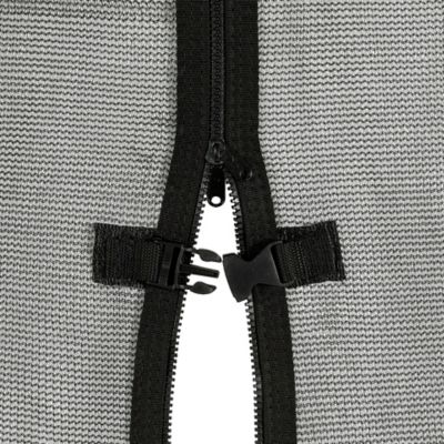 Image showing  Machrus Trampoline Safety Enclosure Set, Includes Net, Curved Poles and Foam Sleeves, Fits 8 ft. Round Frames