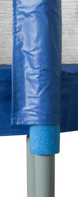 Image showing  Trampoline Pole Sleeve Protectors, Blue, 6-Pack